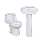 Pedestal basin Lavabo Wash Hand Ceramic Basin Porcelain Art counter basin Sink Tap Faucet